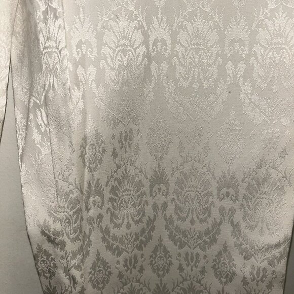 The Limited Ivory Damask Floral Textured Drew Fit Flare Leg Dress Pants Size 8 - Picture 5 of 10